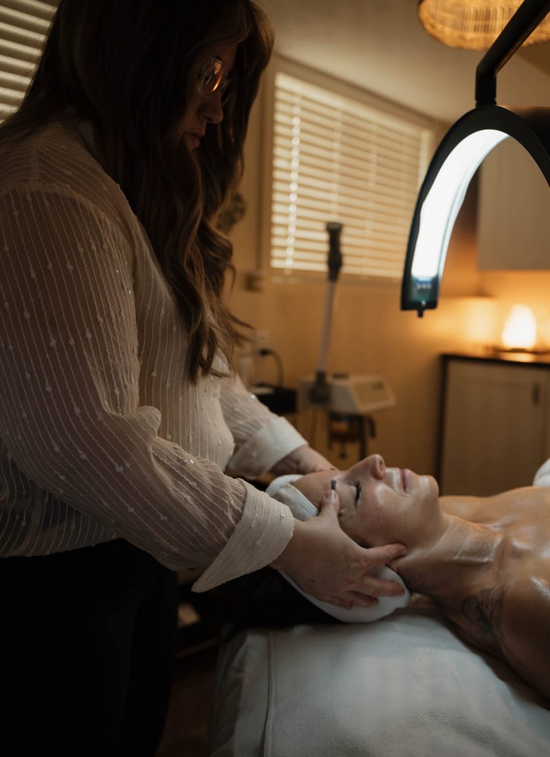 Luxury facial treatment